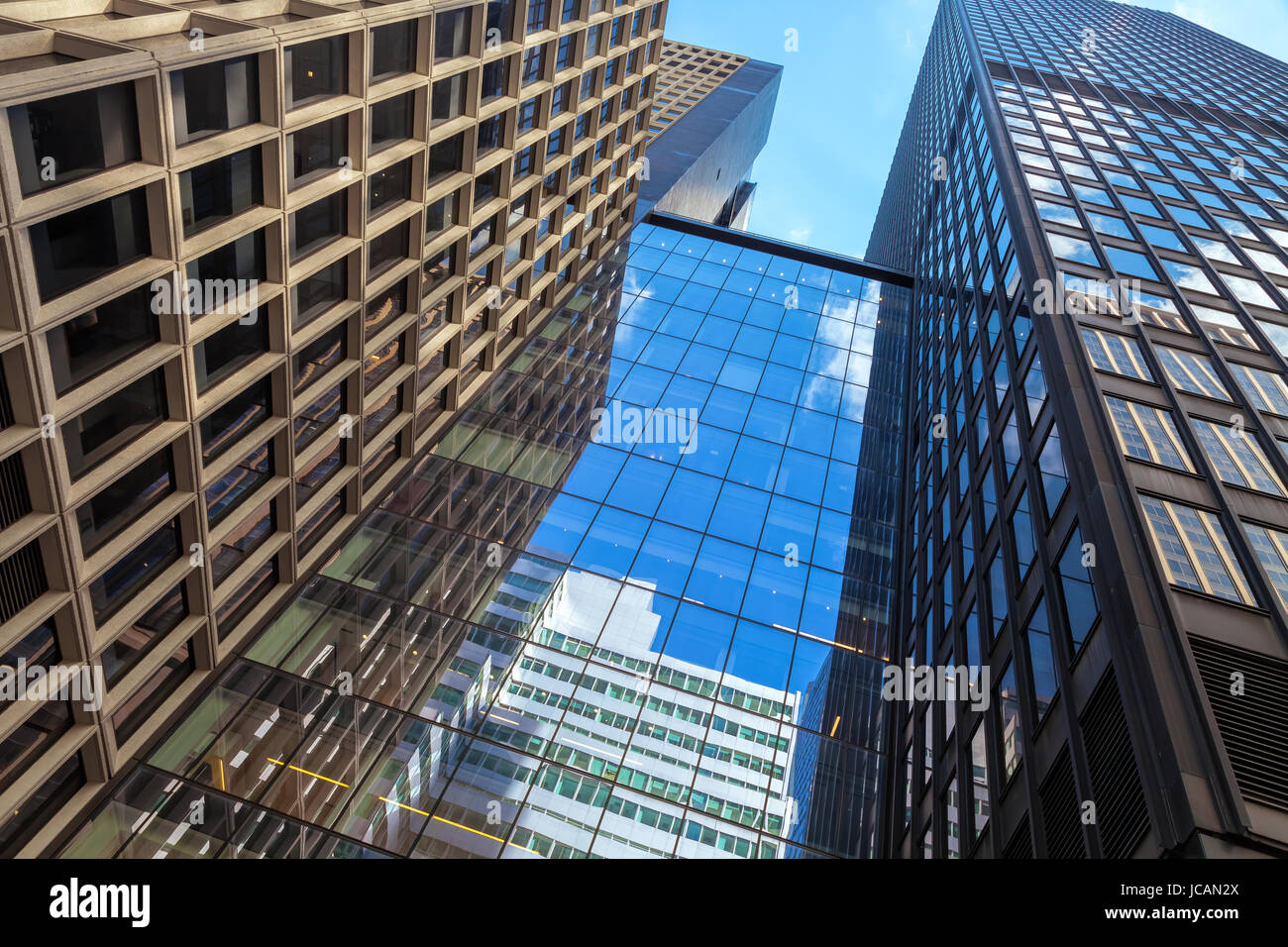 structures of the high rises in New York City, USA Stock Photo Alamy