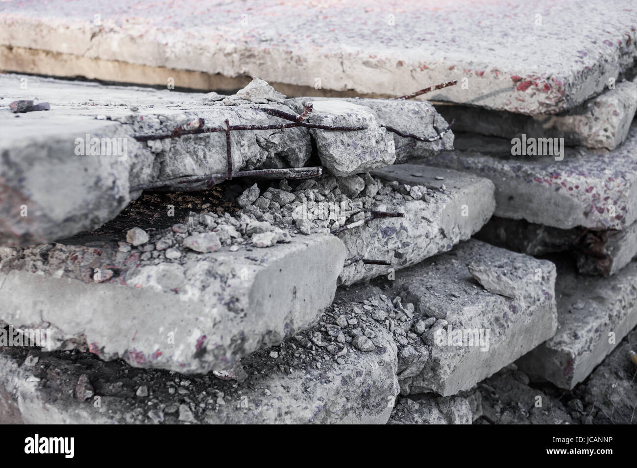 Broken Concrete Blocks High Resolution Stock Photography And Images Alamy