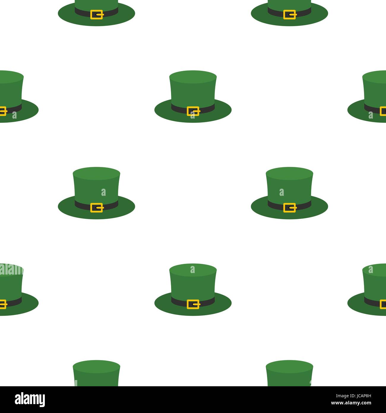 Leprechaun hat pattern flat Stock Vector Image &amp; Art - Alamy