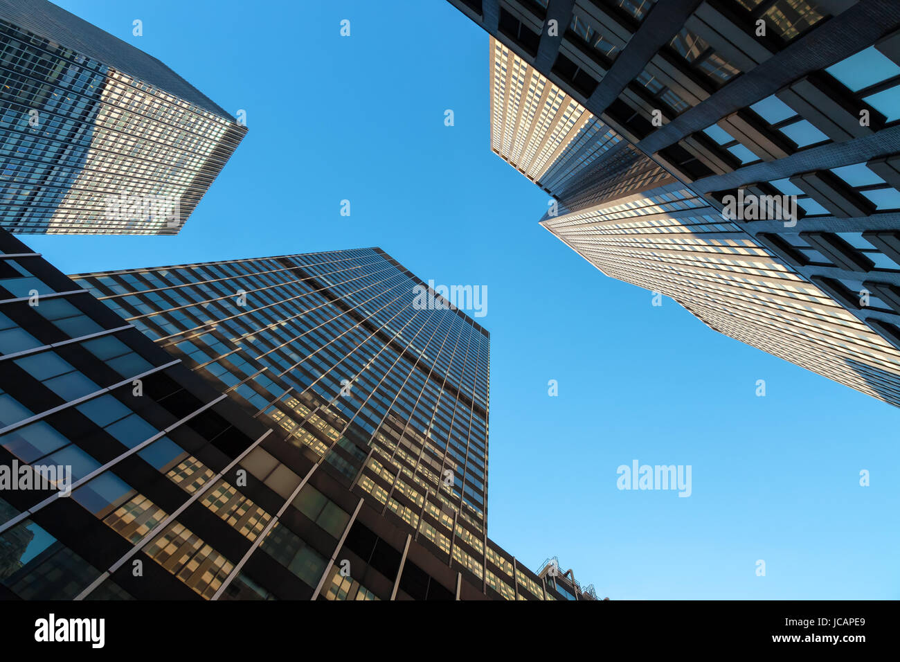 structures of the high rises in New York City, USA Stock Photo Alamy