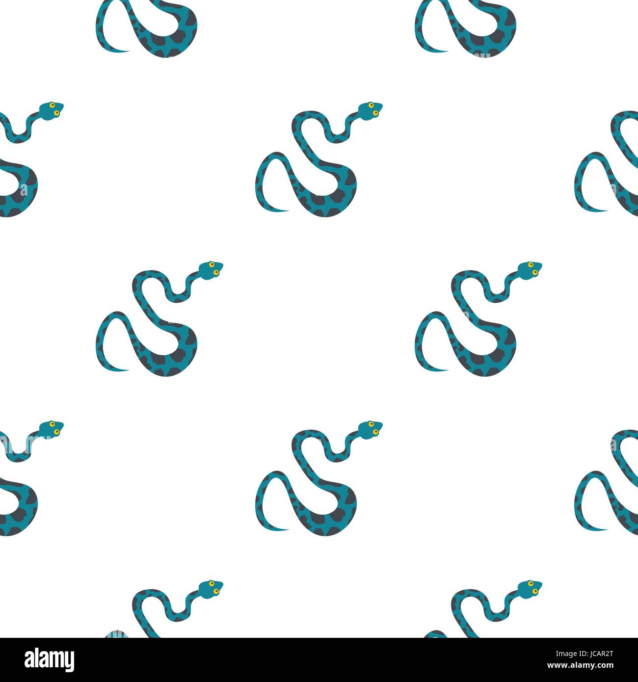 Blue snake with spots pattern flat Stock Vector Image & Art - Alamy