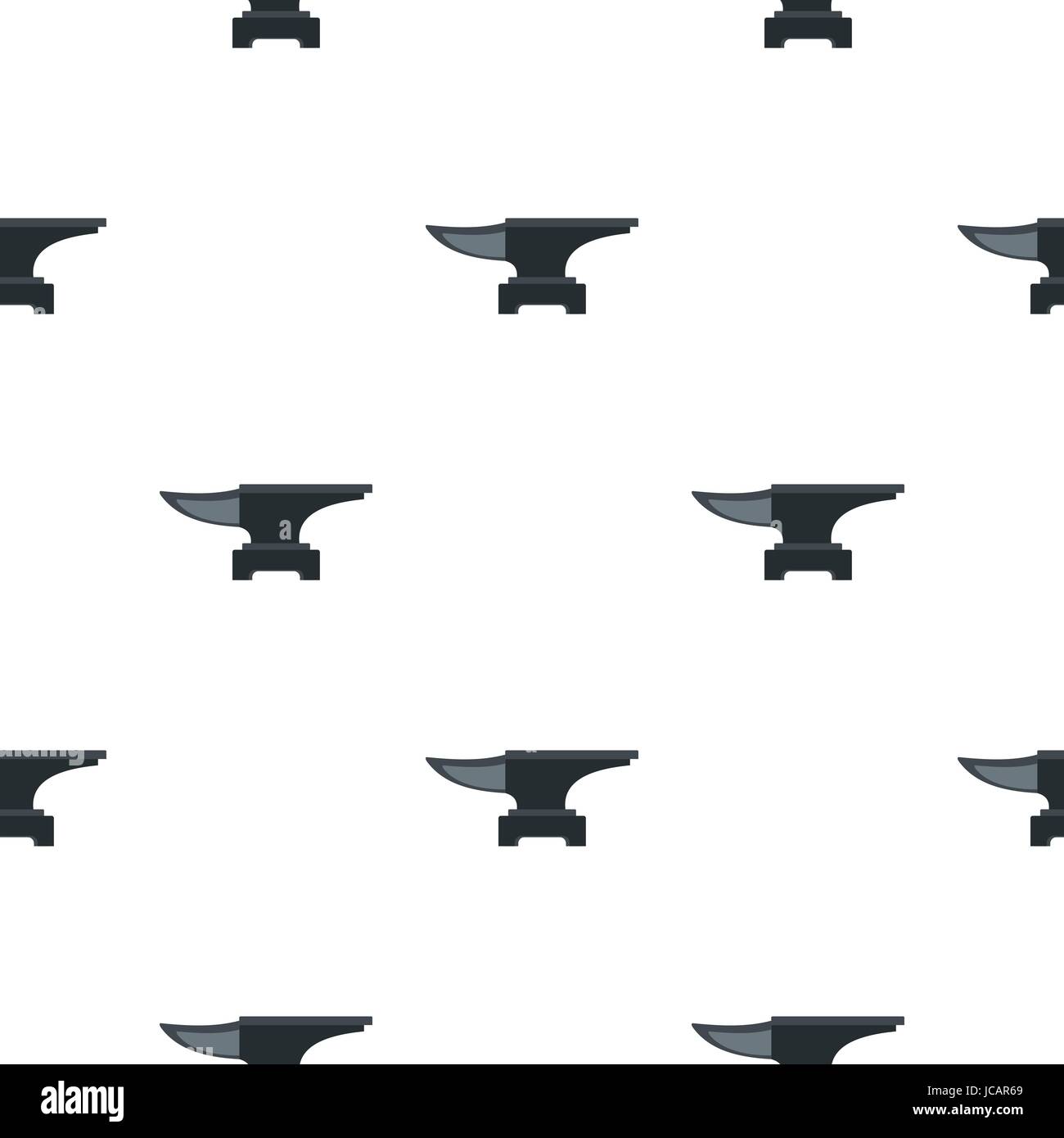 Heavy black metal anvil pattern flat Stock Vector Image & Art - Alamy