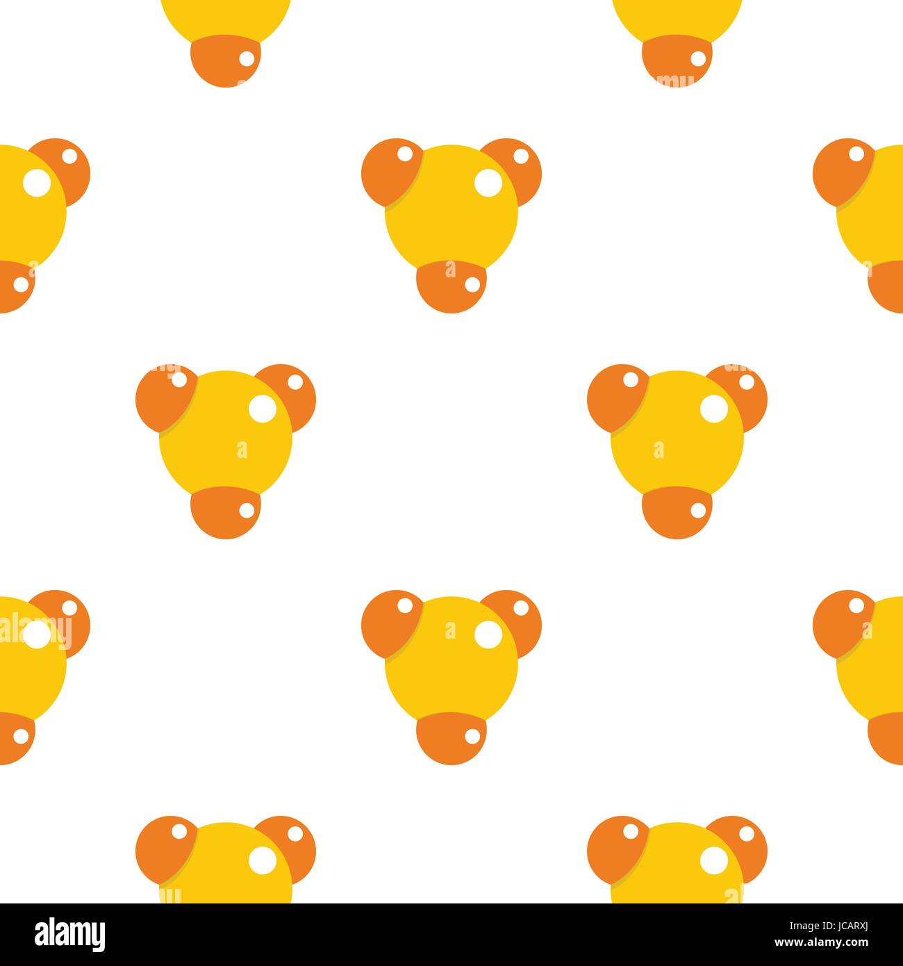 Yellow molecule pattern flat Stock Vector Image & Art - Alamy