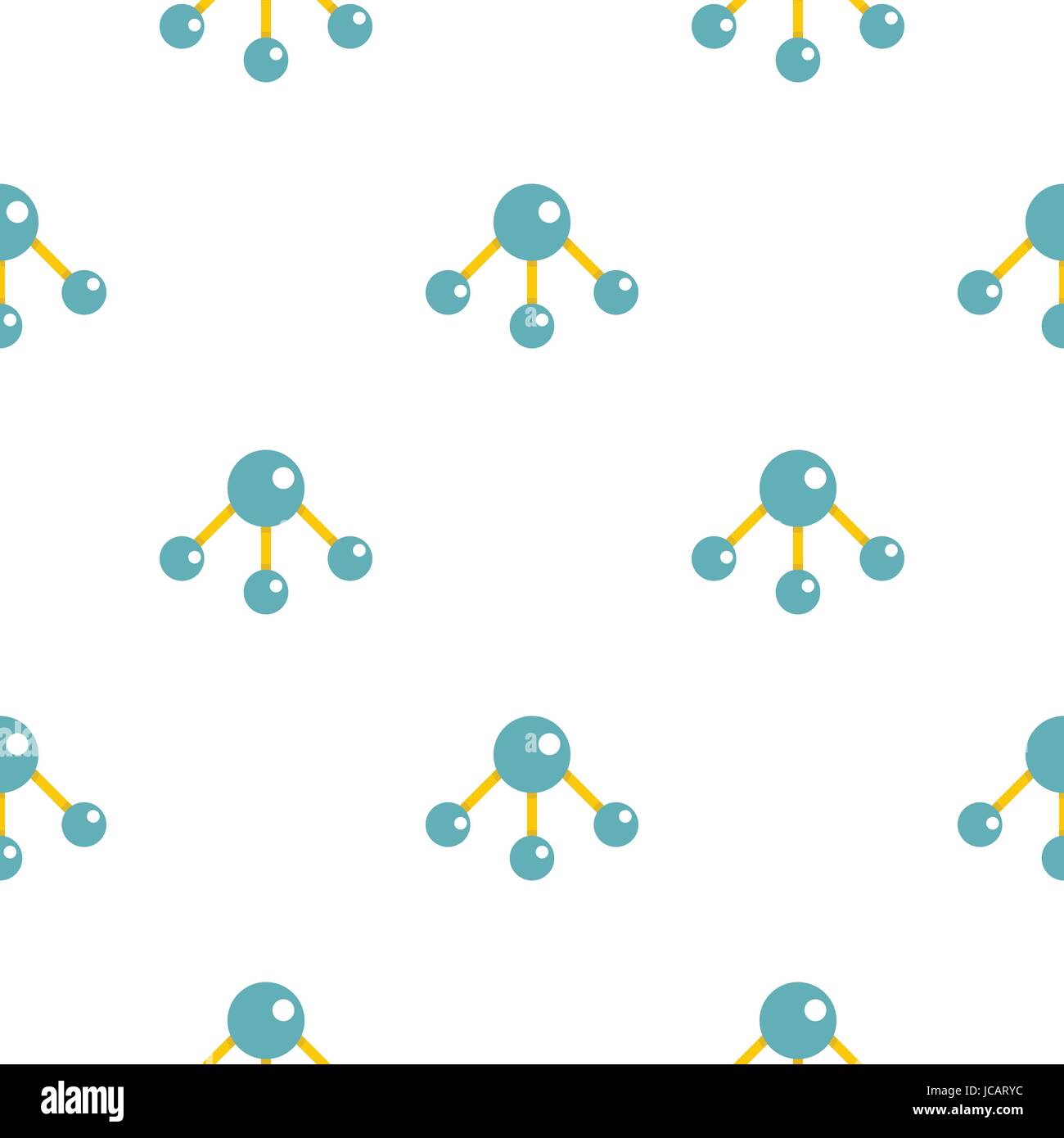 Abstract blue molecules pattern flat Stock Vector Image & Art - Alamy