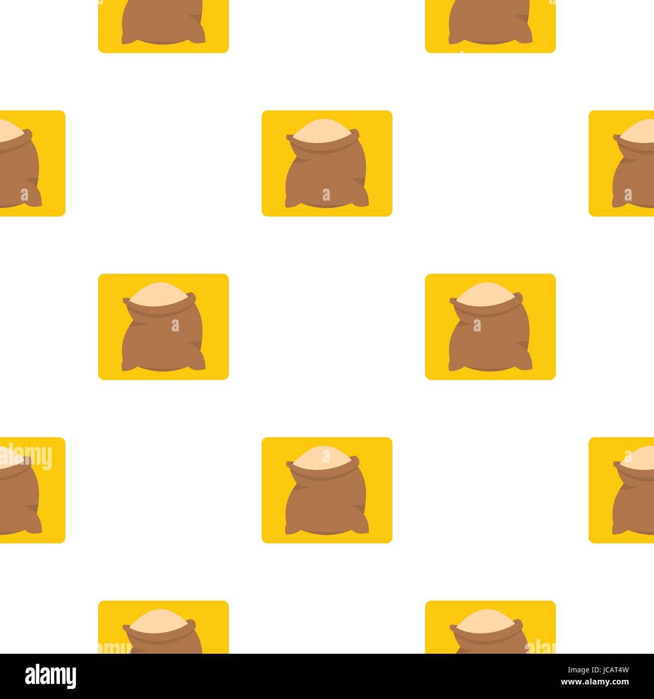 Linen sack full of flour pattern flat Stock Vector Image & Art - Alamy