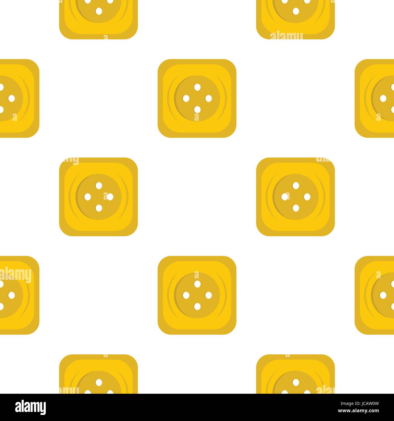 Yellow square sewing button pattern flat Stock Vector Image & Art - Alamy