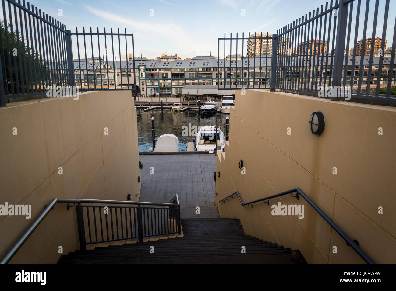 Woolloomooloo luxury housing development overlooking Finger Wharf