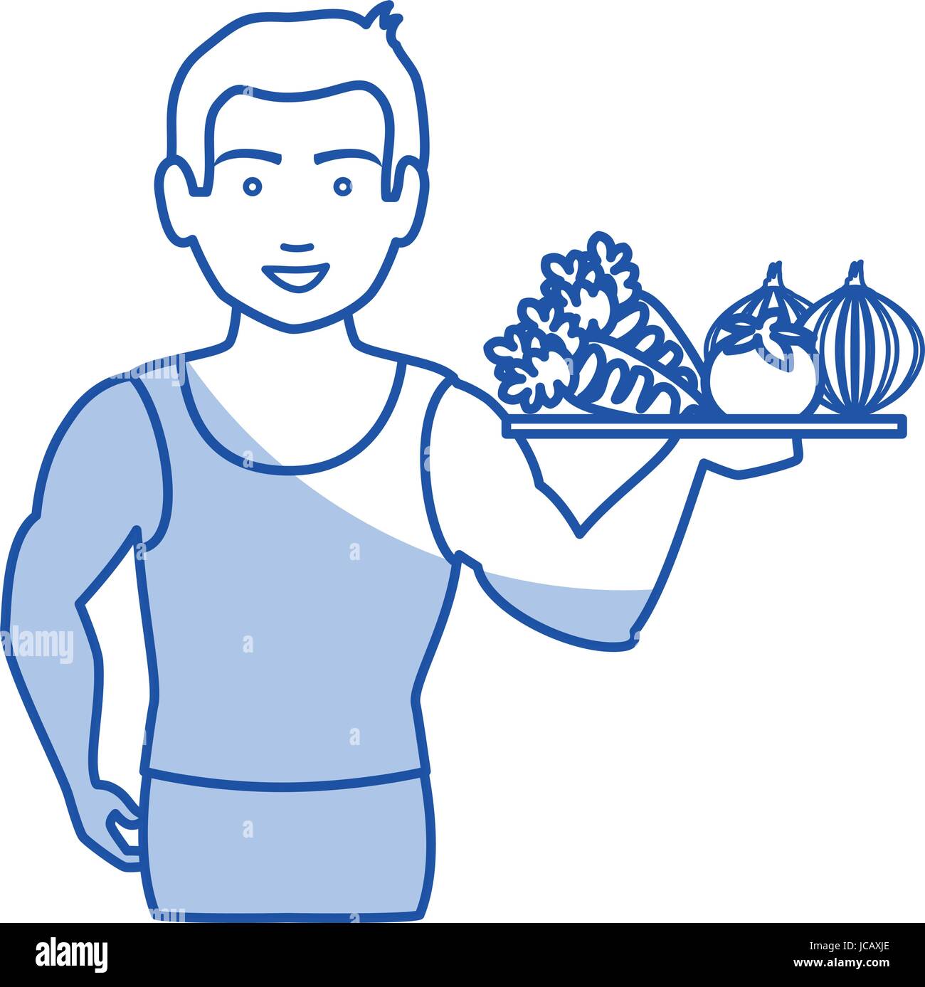 Vegetable competition Stock Vector Images - Alamy