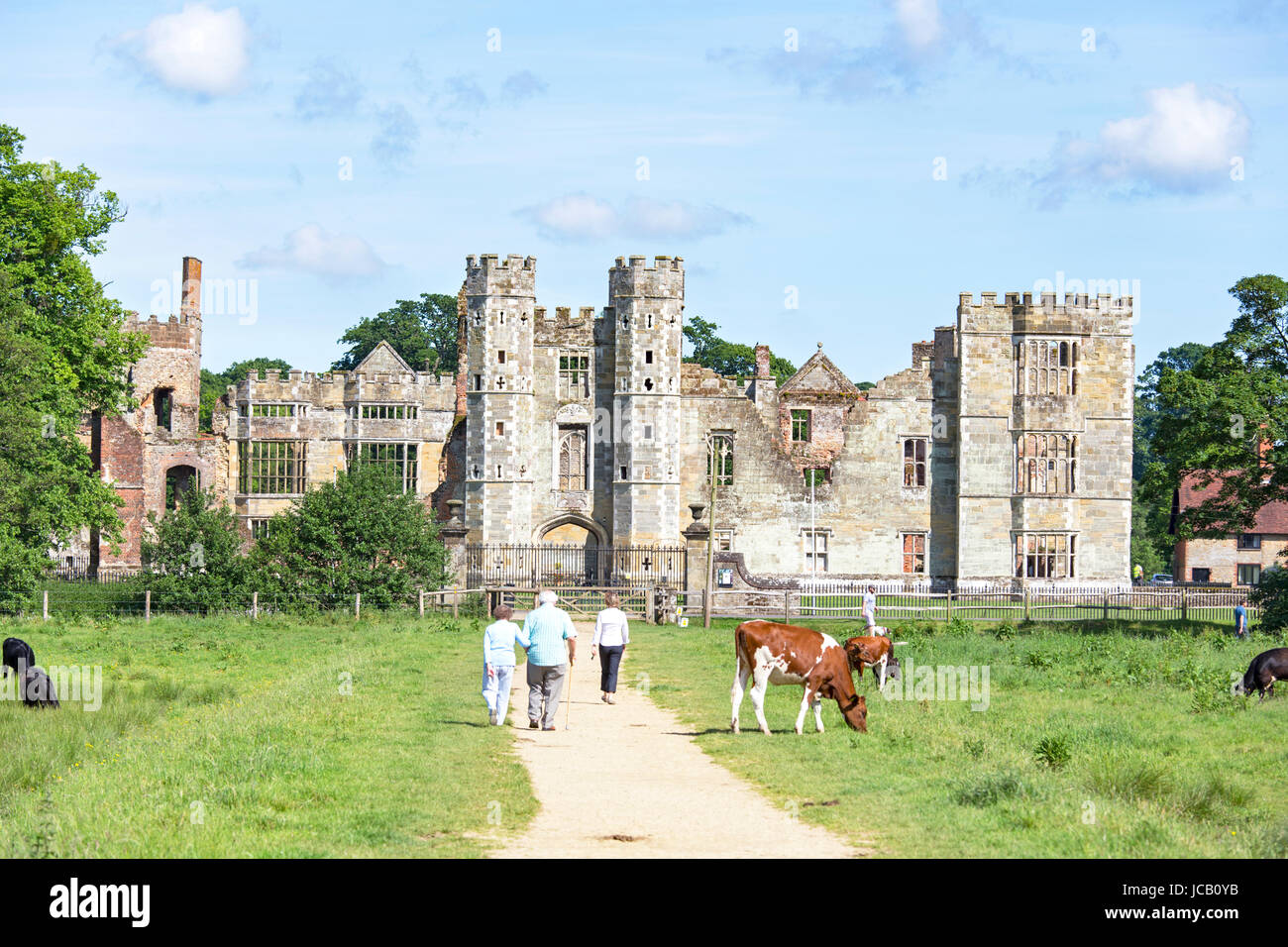 Cowdray House, Easebourne, West Sussex, England, UK Stock Photo