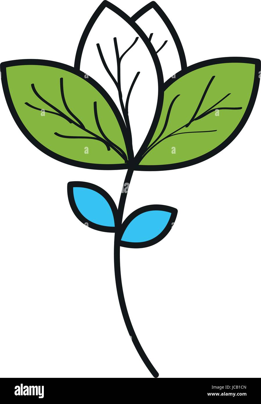 leafs plant ecology icon Stock Vector Image & Art - Alamy