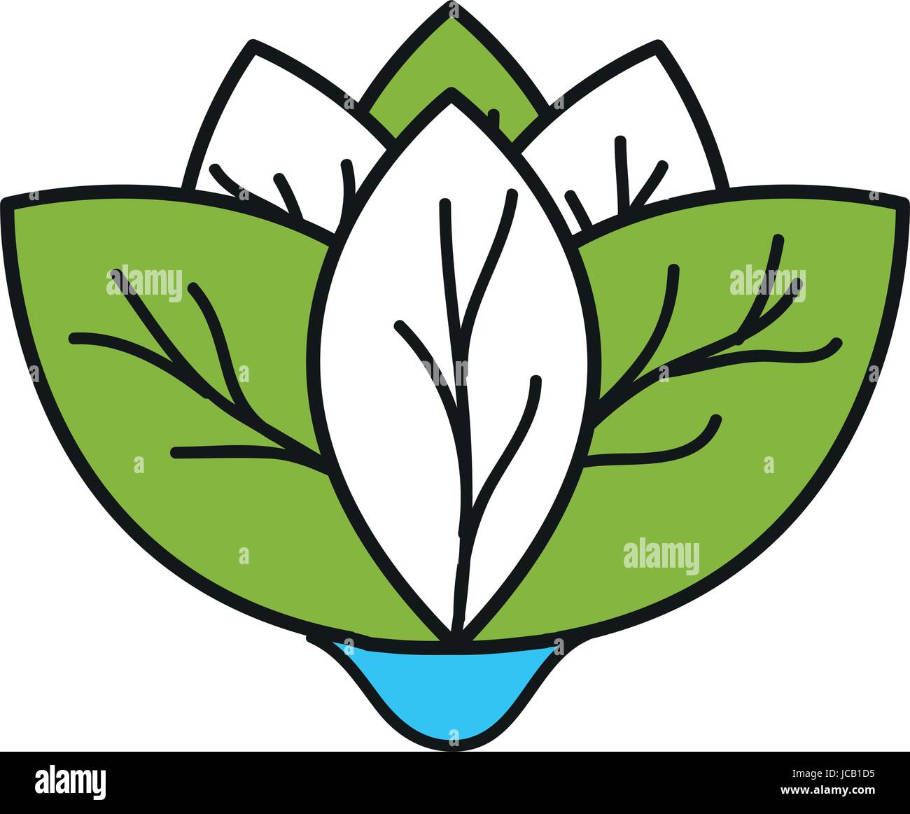 leafs plant ecology icon Stock Vector Image & Art - Alamy
