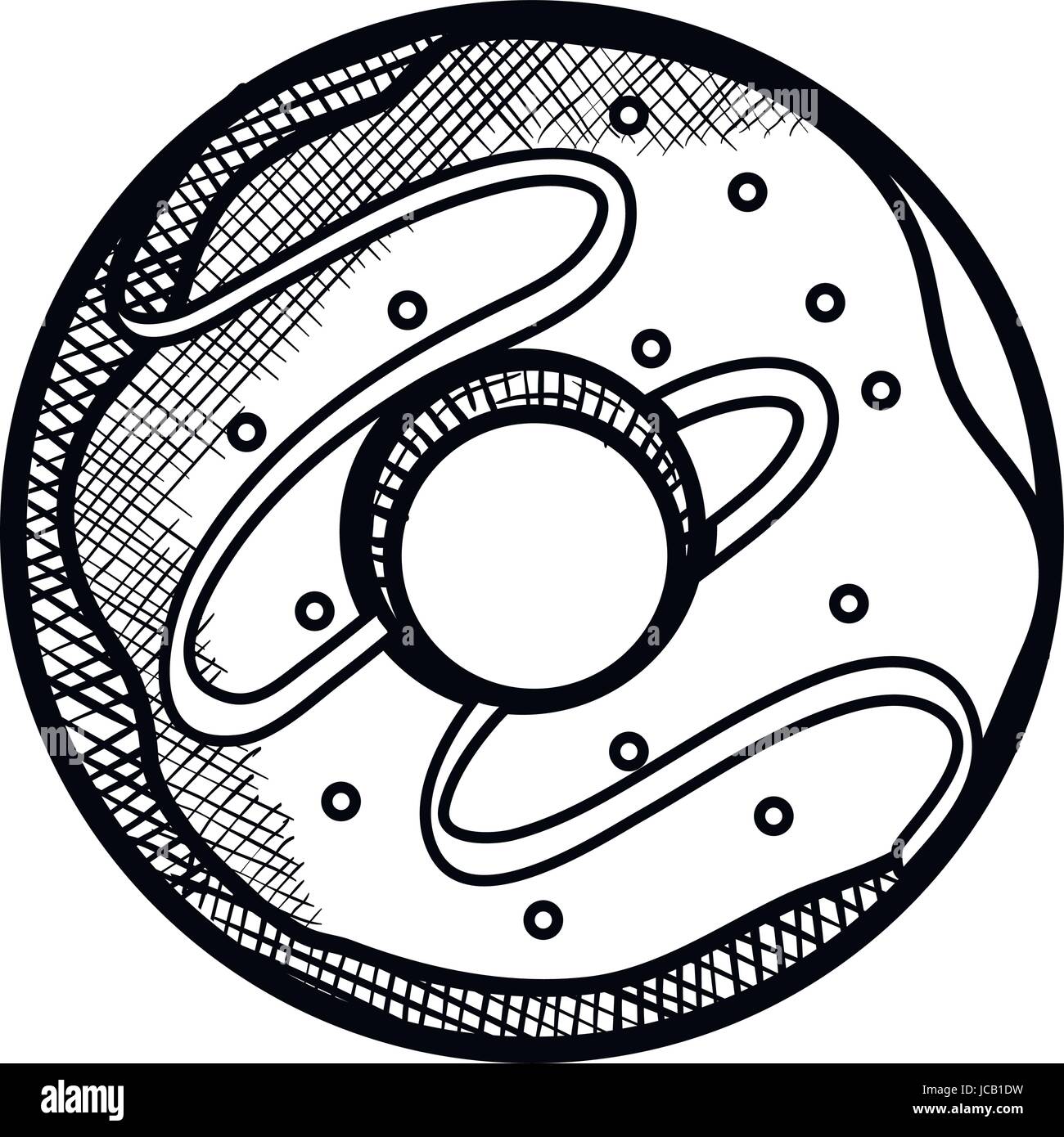 delicious sweet donut icon Stock Vector Image & Art - Alamy