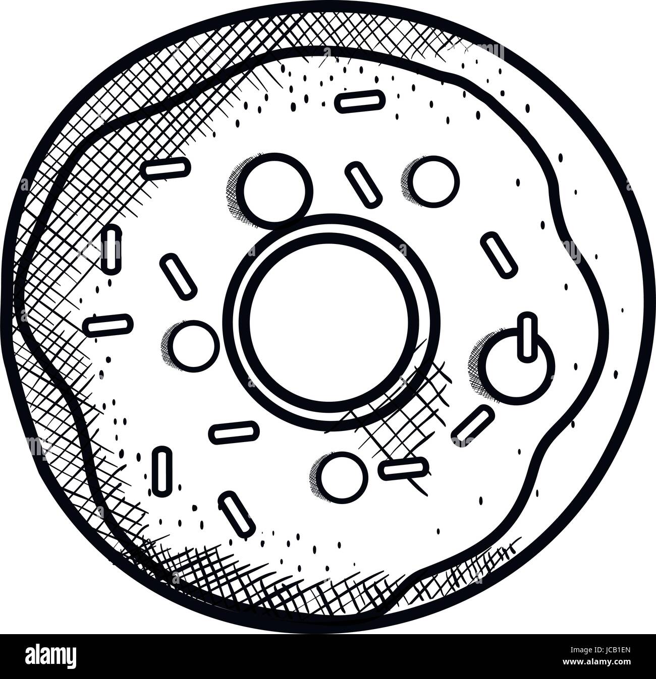 delicious sweet donut icon Stock Vector Image & Art - Alamy