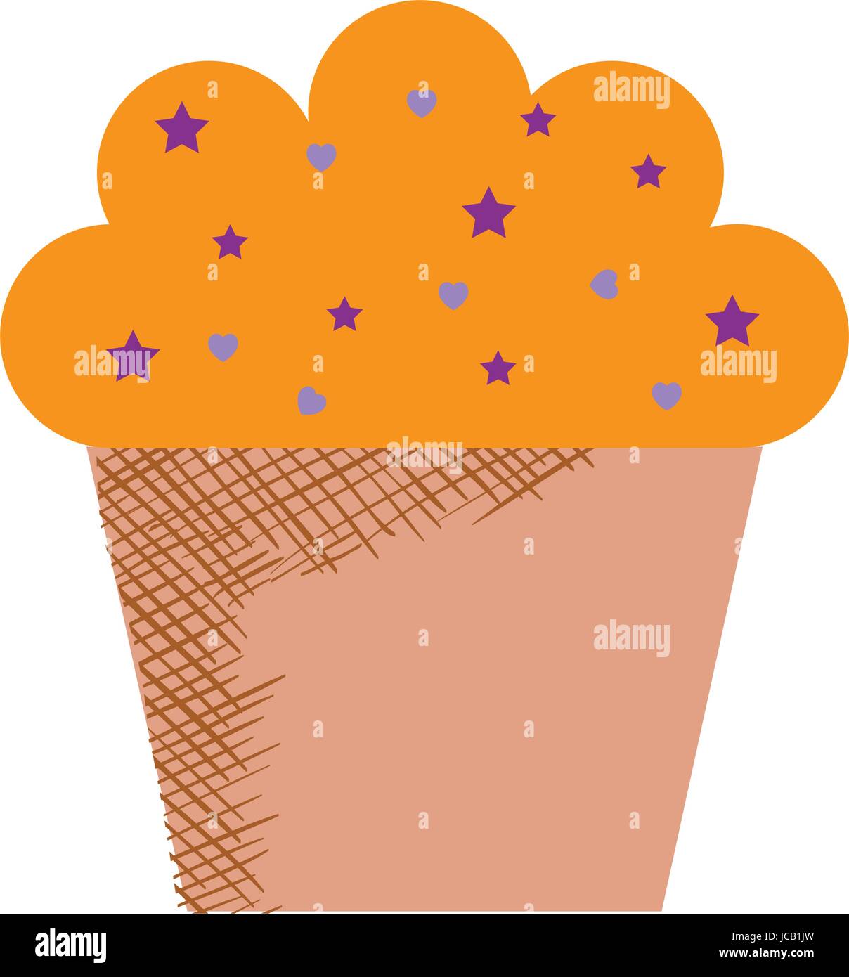 delicious and sweet cupcake Stock Vector Image & Art - Alamy