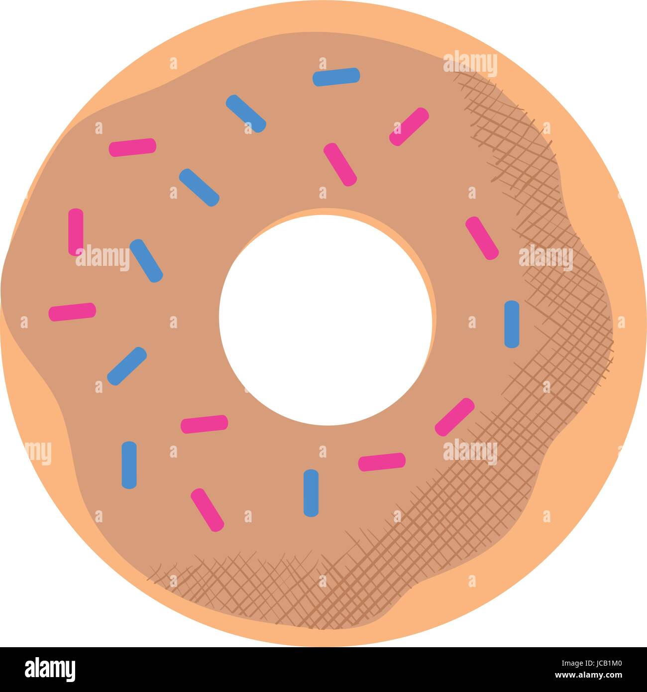 delicious sweet donut icon Stock Vector Image & Art - Alamy