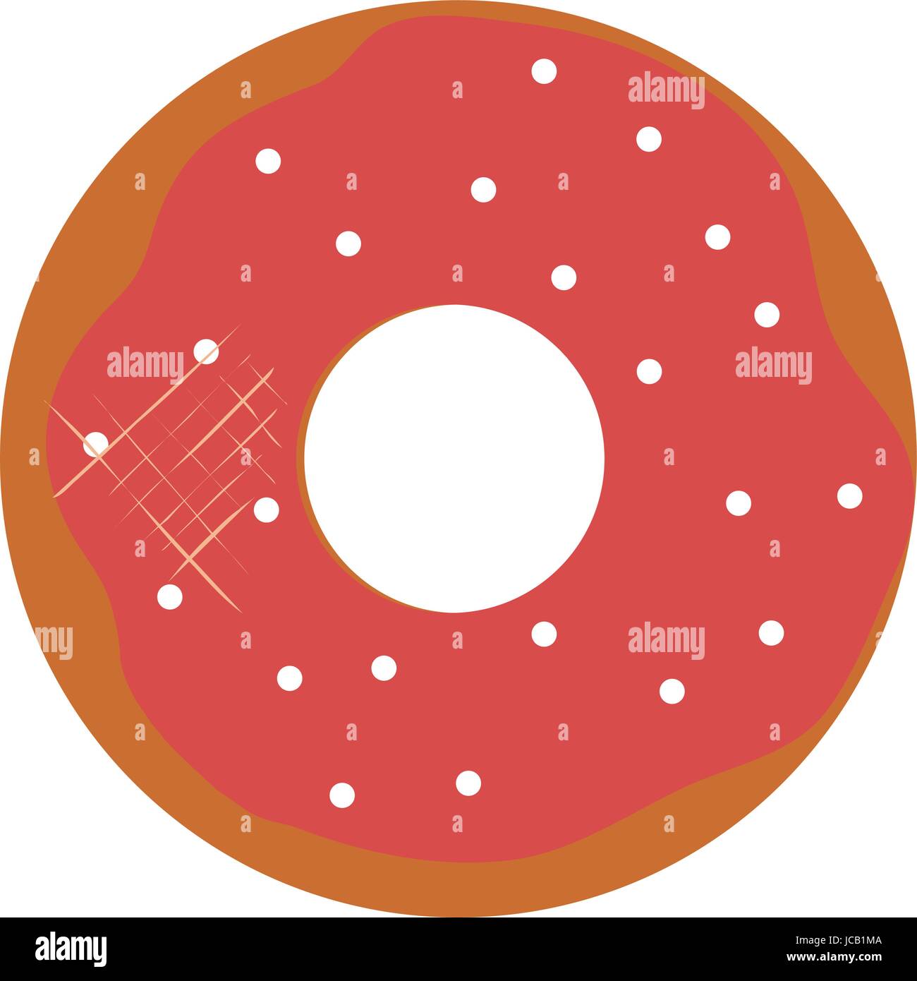 delicious sweet donut icon Stock Vector Image & Art - Alamy