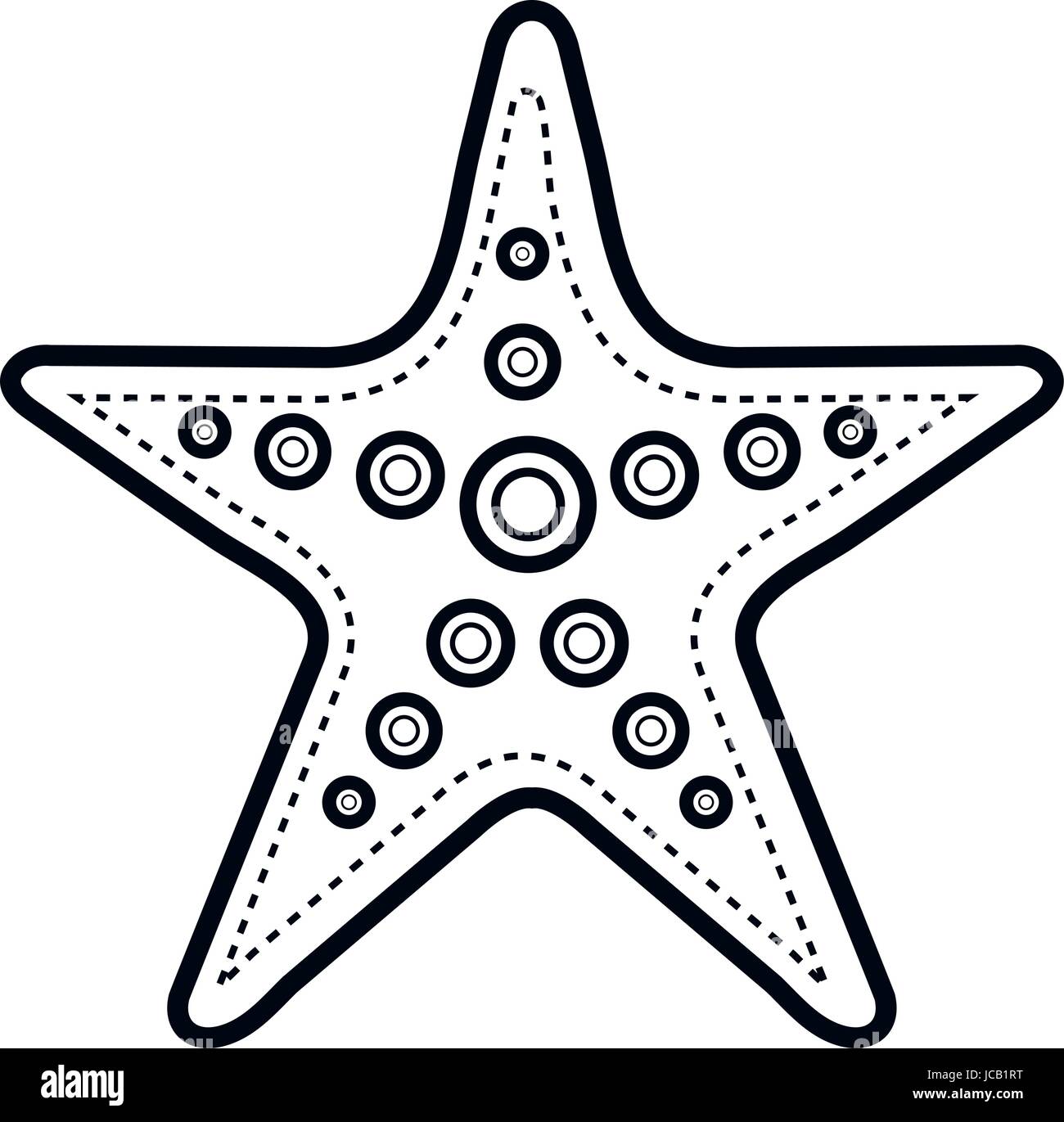 starfish tropical summer icon Stock Vector Image & Art - Alamy