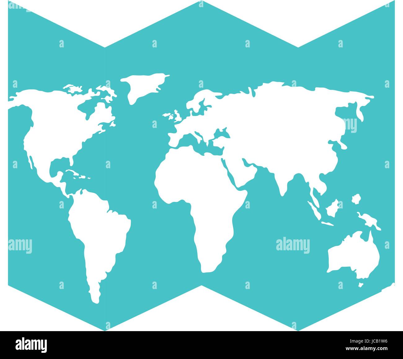 paper map isolated icon Stock Vector Image & Art - Alamy