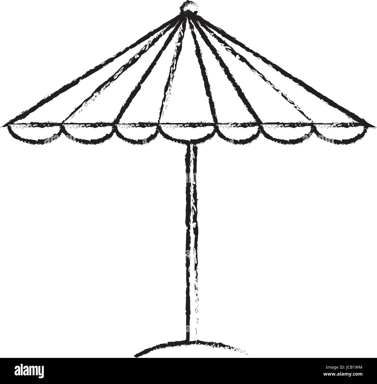 beach umbrella summer icon Stock Vector Image & Art - Alamy