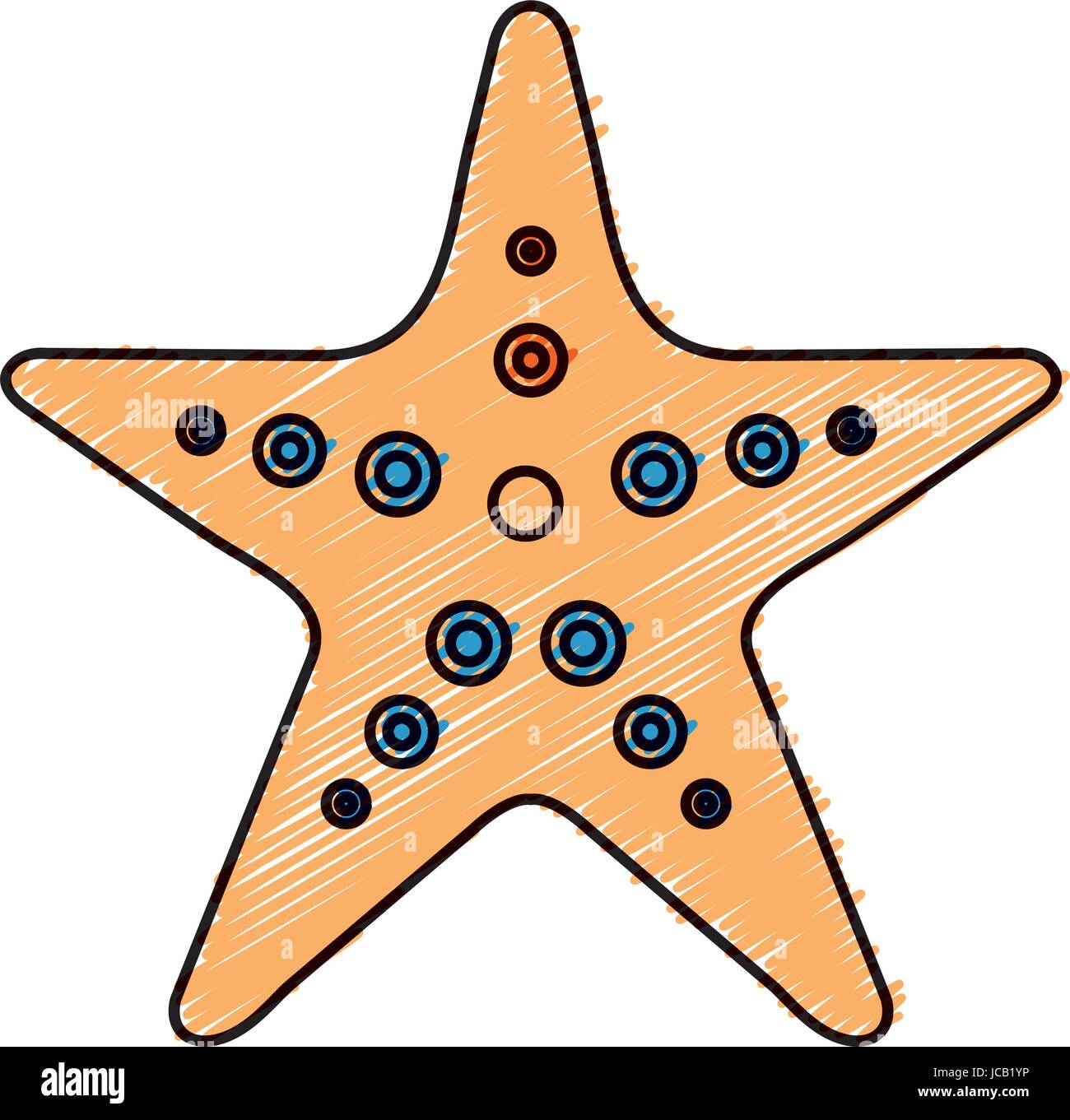 starfish tropical summer icon Stock Vector Image & Art - Alamy
