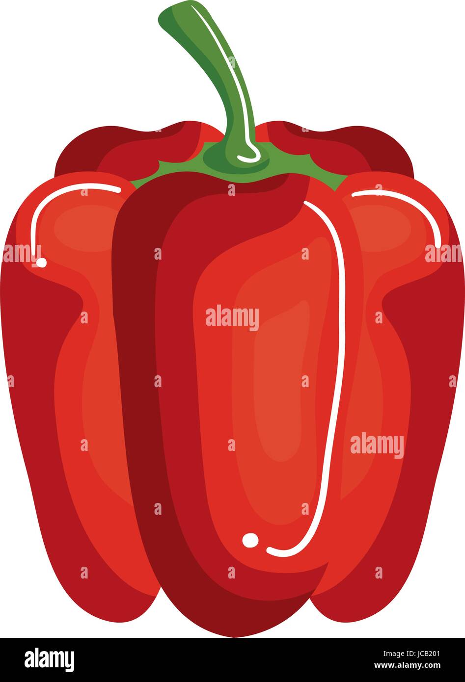 pepper fresh vegetable icon Stock Vector Image & Art - Alamy