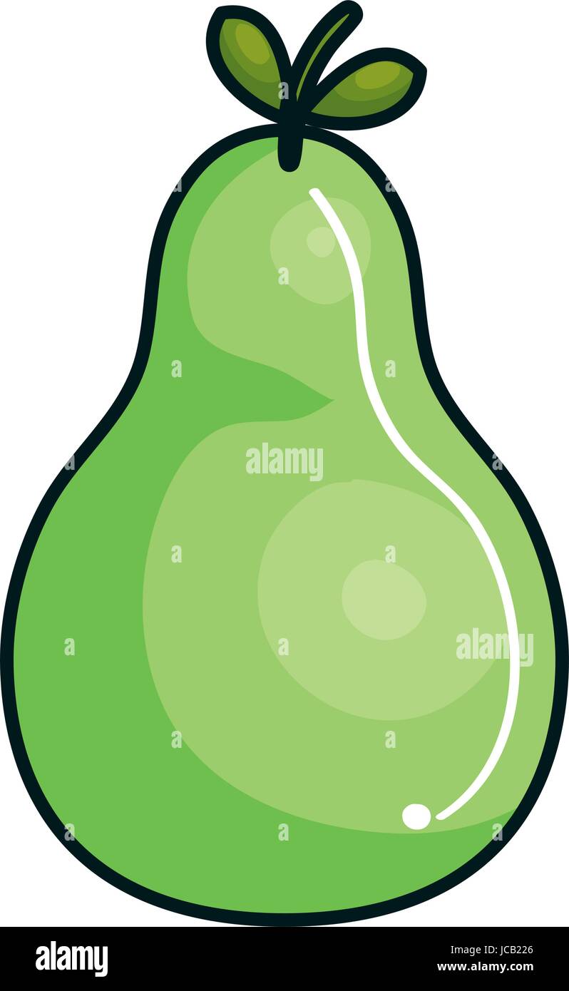 pear fresh fruit icon Stock Vector Image & Art - Alamy