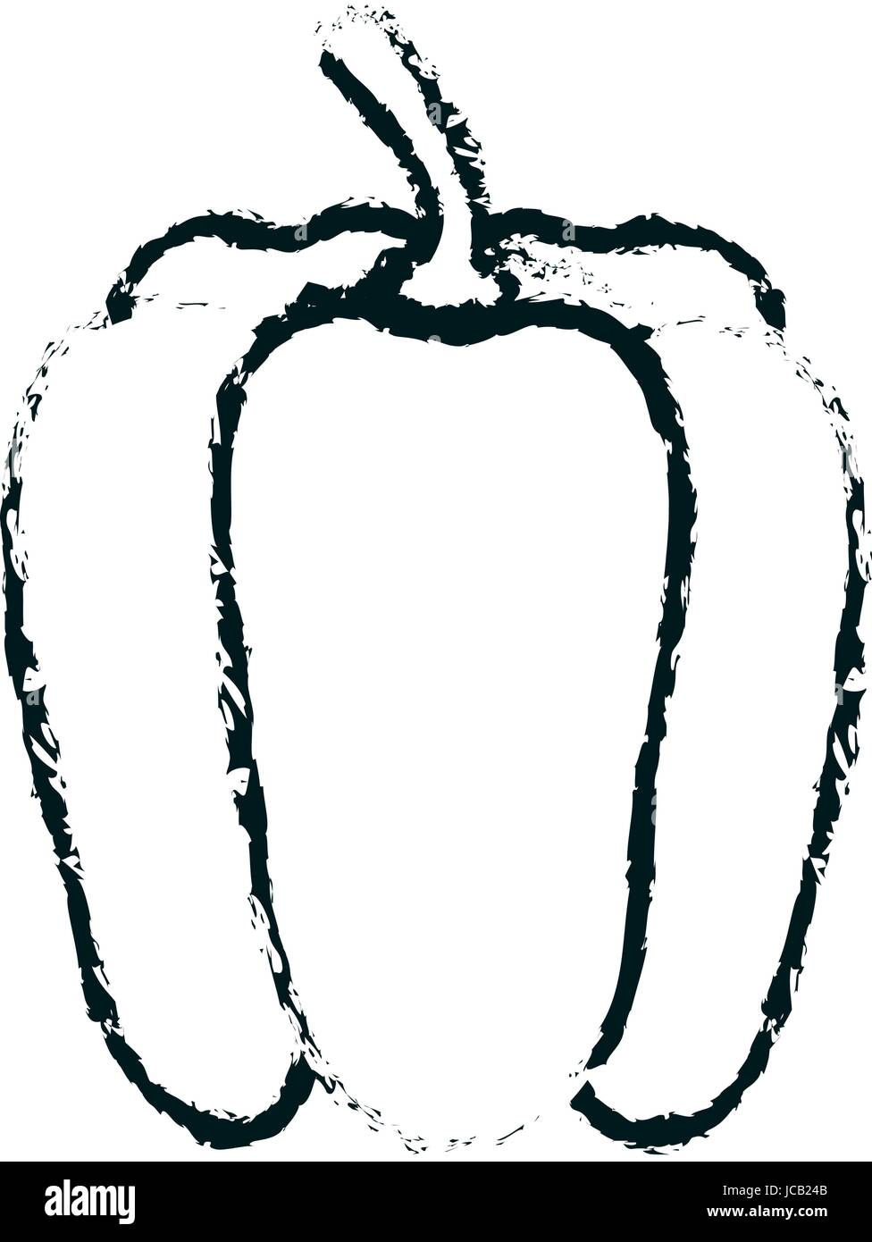 pepper fresh vegetable icon Stock Vector Image & Art - Alamy