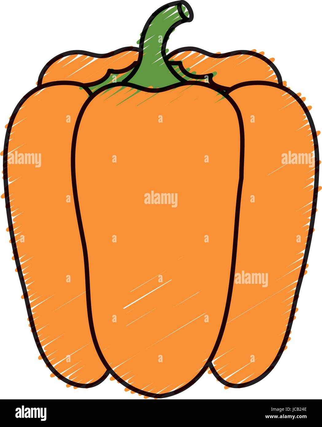 pepper fresh vegetable icon Stock Vector Image & Art - Alamy