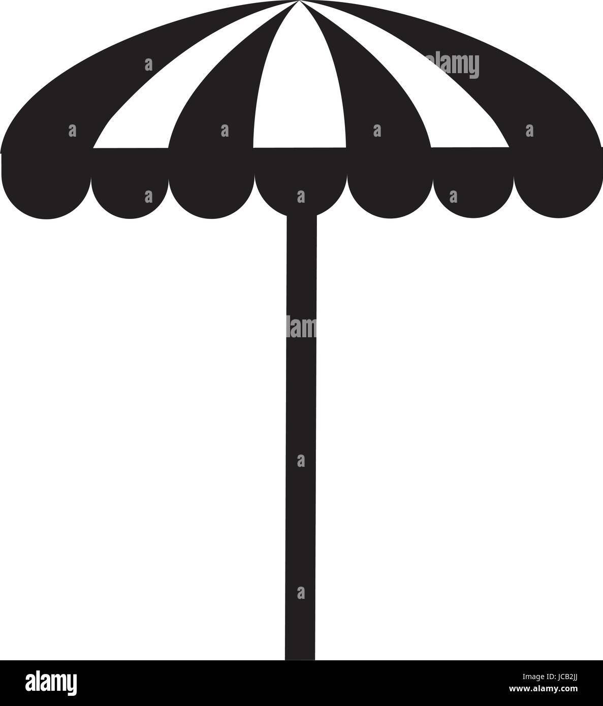 beach umbrella summer icon Stock Vector Image & Art - Alamy