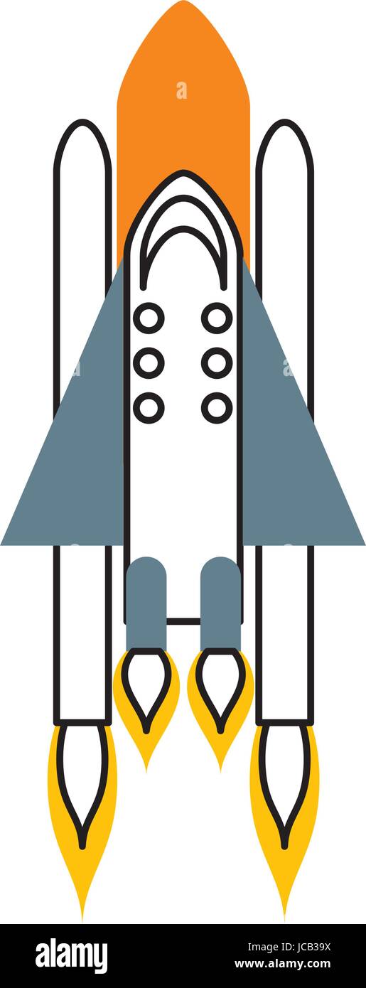 rocket space isolated icon Stock Vector Image & Art - Alamy