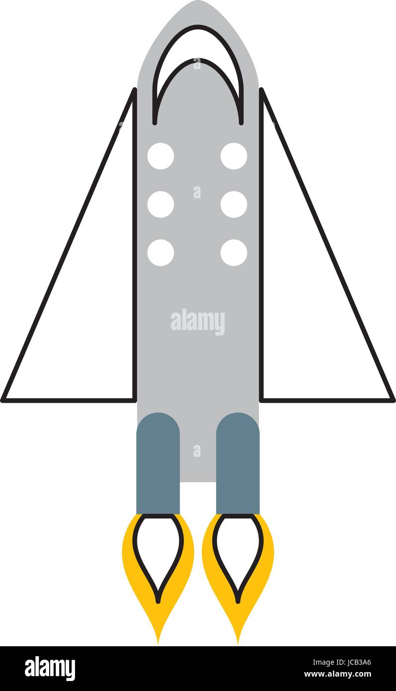 rocket space isolated icon Stock Vector Image & Art - Alamy