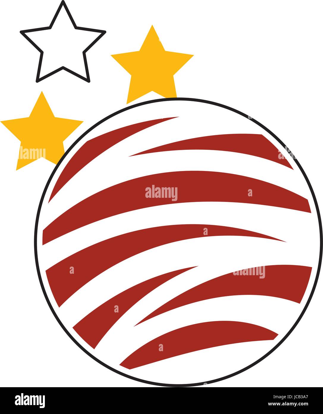 planet mars with stars icon Stock Vector Image & Art - Alamy