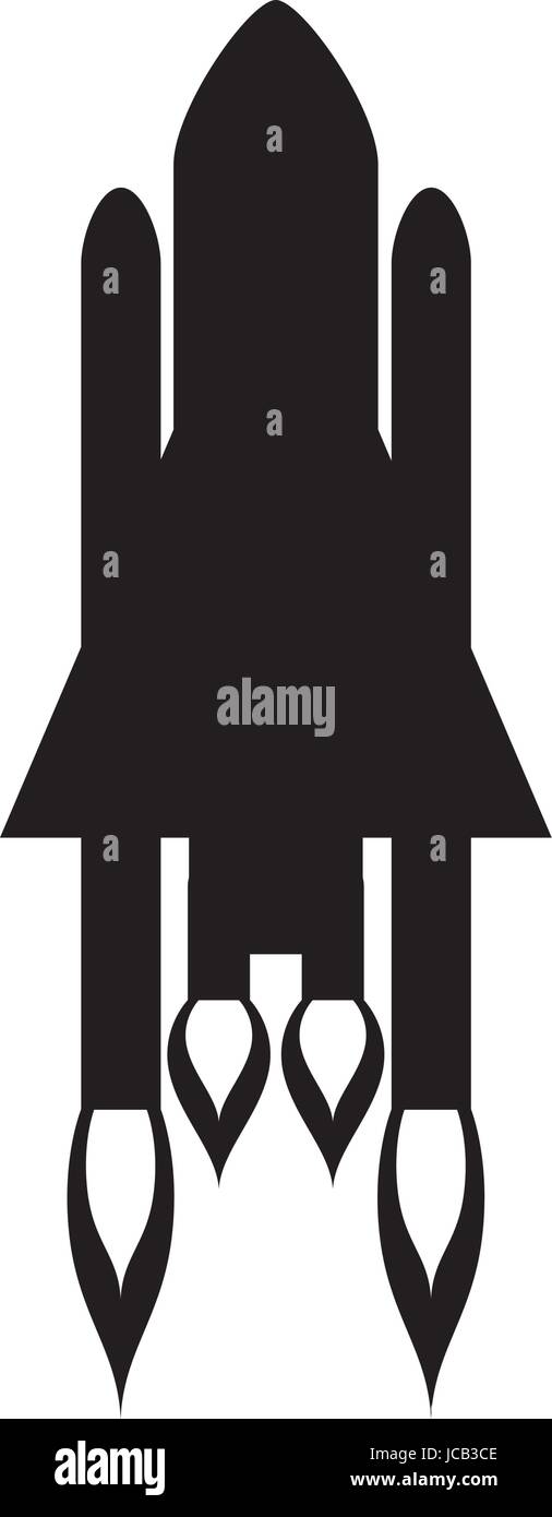 rocket space isolated icon Stock Vector Image & Art - Alamy