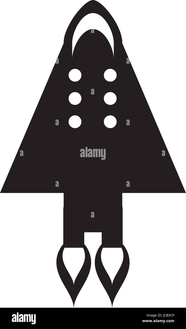 rocket space isolated icon Stock Vector Image & Art - Alamy
