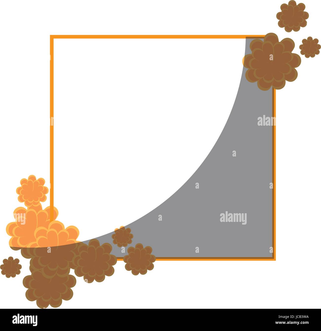 Frame with flowers Stock Vector Image & Art - Alamy
