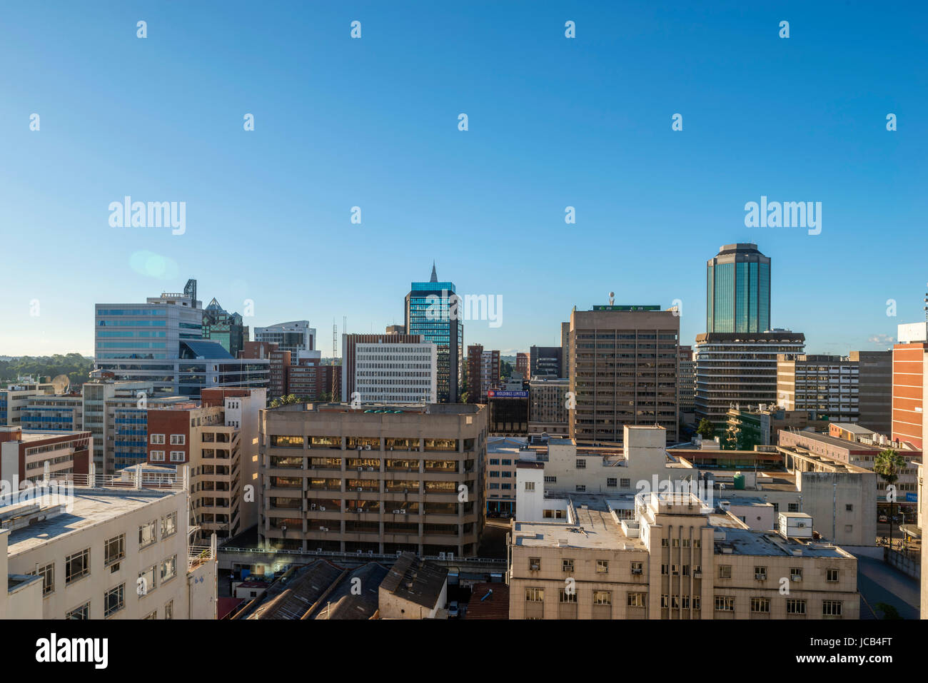 Harare cbd city centre, zimbabwe hi-res stock photography and images