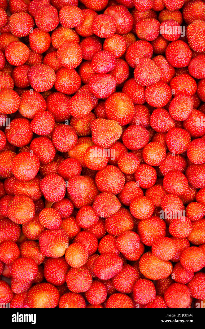 Fresh red ripe strawberry background Stock Photo - Alamy