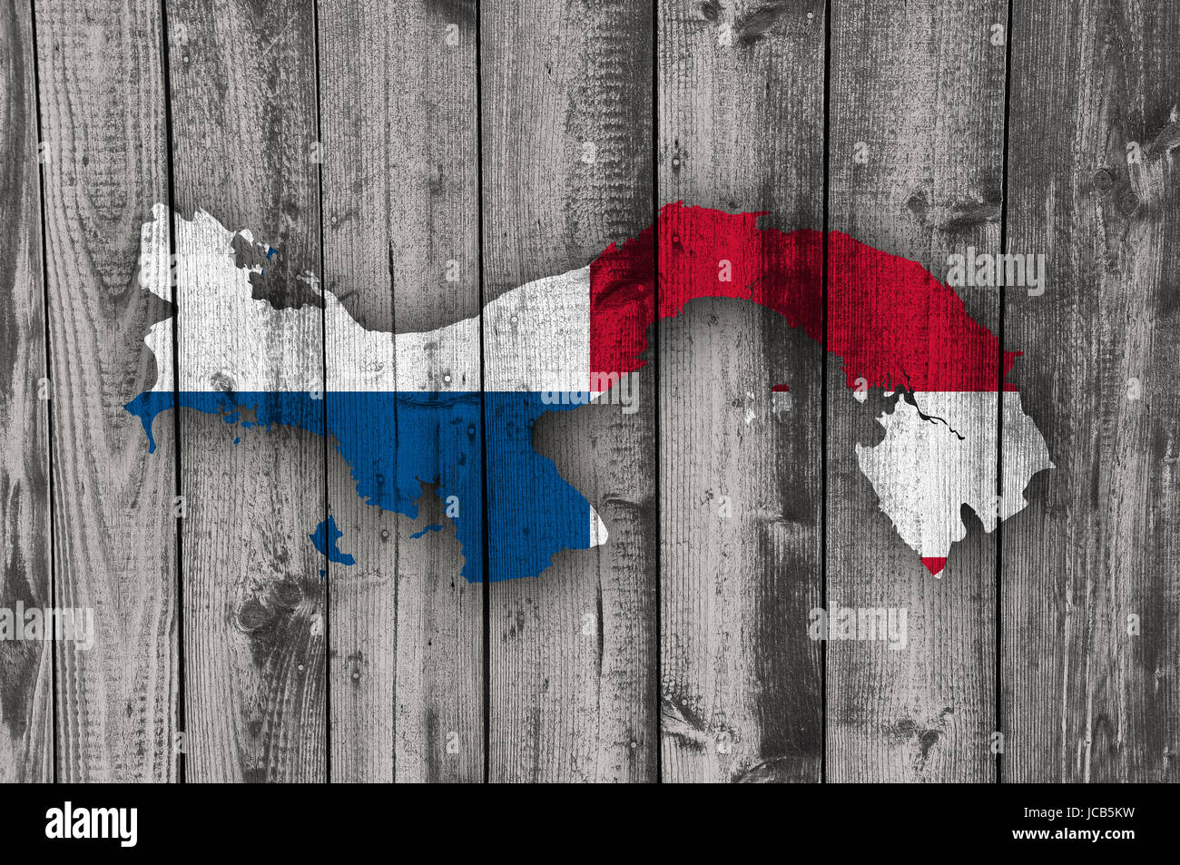 Map and flag of Panama on weathered wood Stock Photo - Alamy