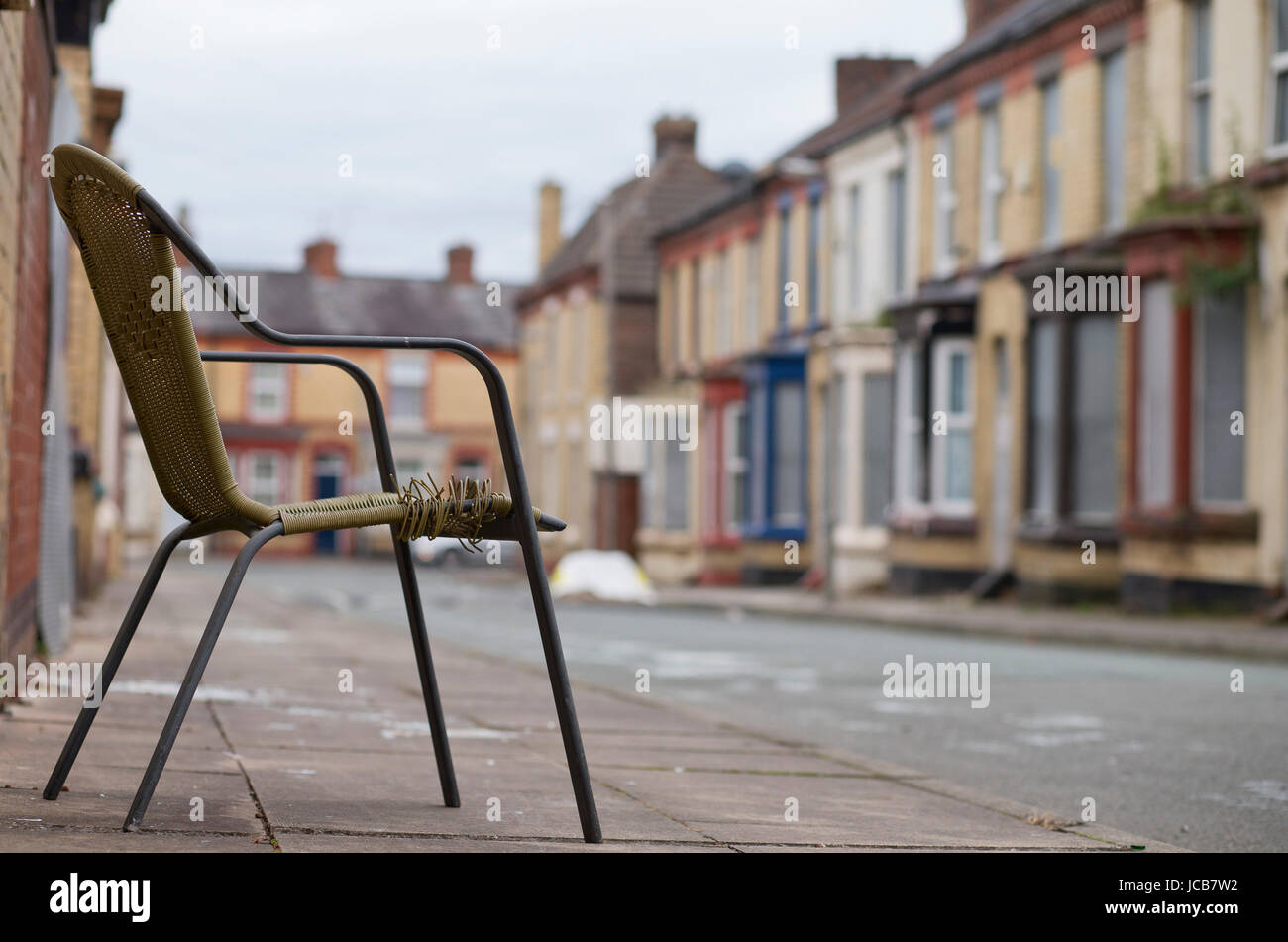 Houses for sell in Liverpool, UK Stock Photo Alamy