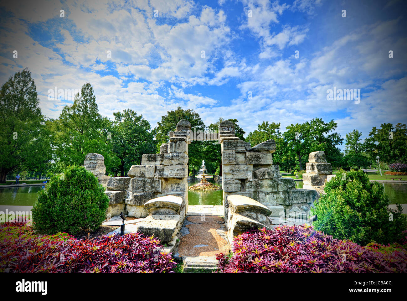 Tower Grove Park in St. Louis, Missouri Stock Photo Alamy