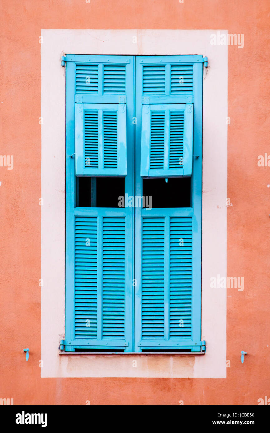 Rustic wooden window shuters Stock Photo - Alamy