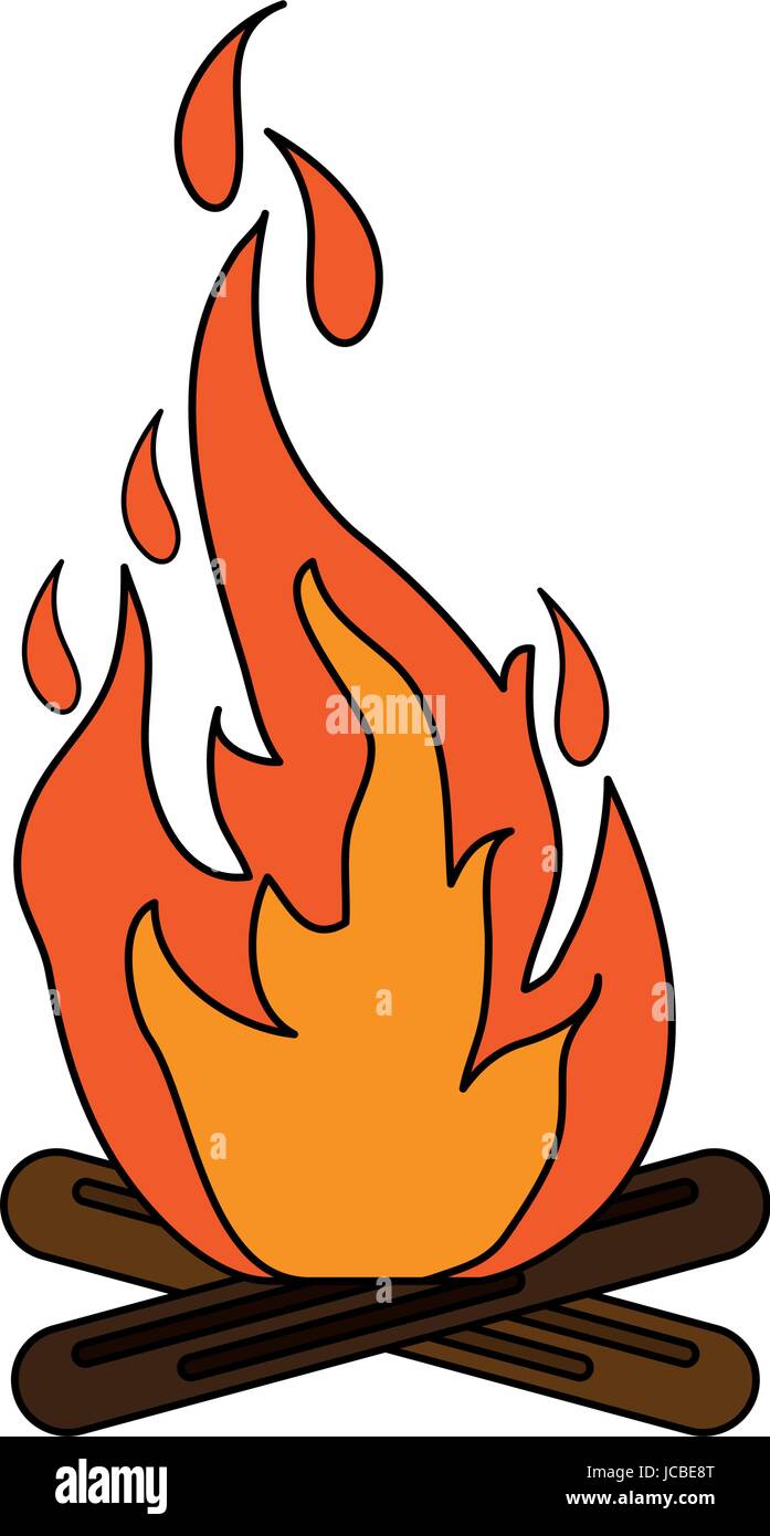 Hot fire flame Stock Vector Image & Art - Alamy