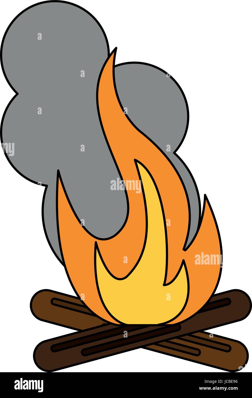 Hot fire flame Stock Vector Image & Art - Alamy