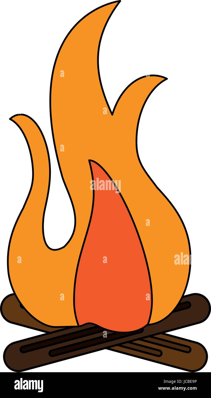 Hot fire flame Stock Vector Image & Art - Alamy