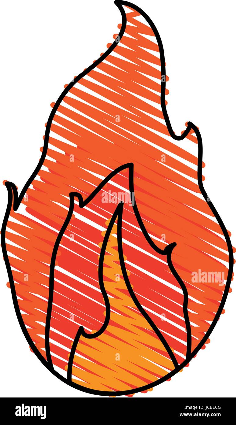 Hot fire flame Stock Vector Image & Art - Alamy