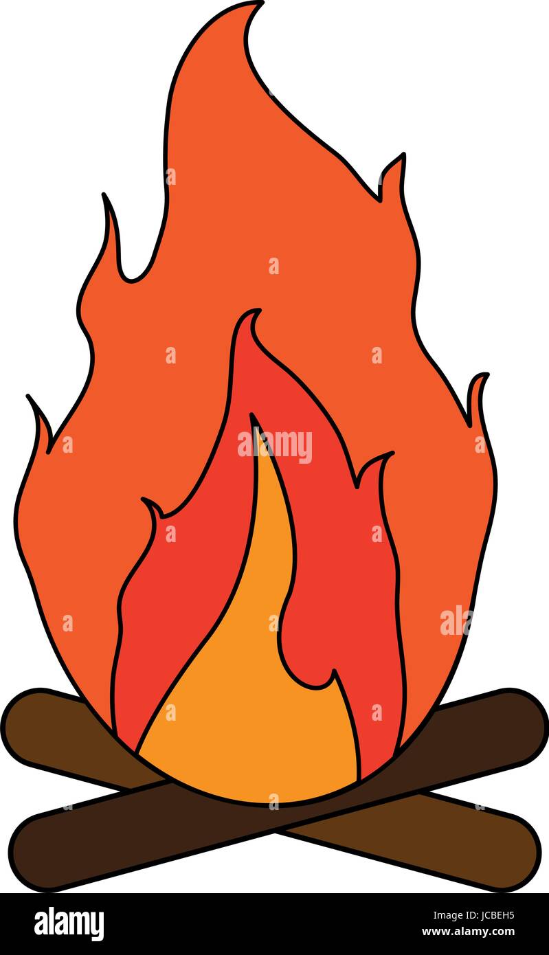 Hot fire flame Stock Vector Image & Art - Alamy