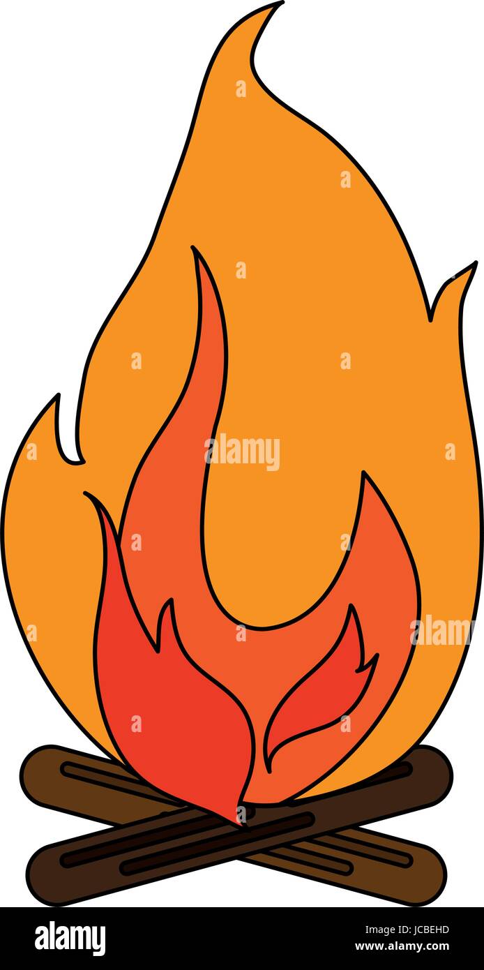 Hot fire flame Stock Vector Image & Art - Alamy