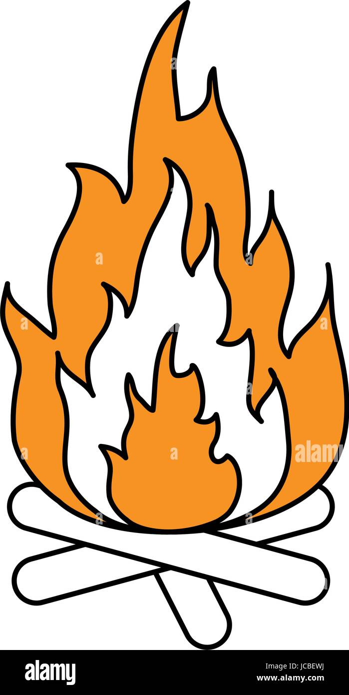 Hot fire flame Stock Vector Image & Art - Alamy