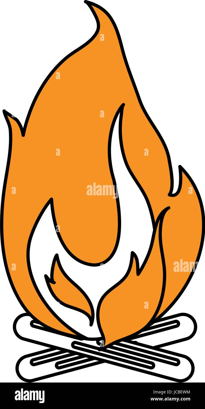 Hot fire flame Stock Vector Image & Art - Alamy