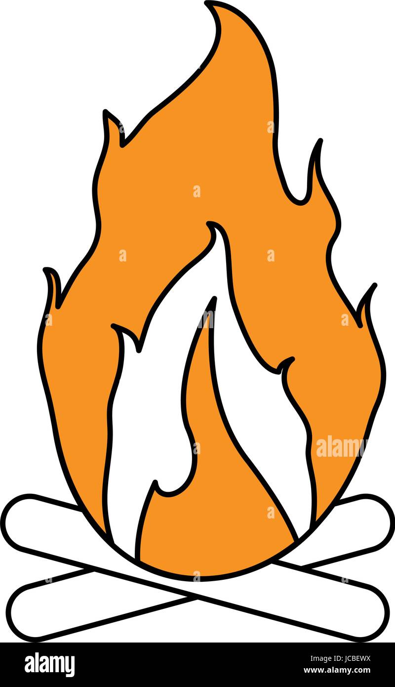 Hot fire flame Stock Vector Image & Art - Alamy
